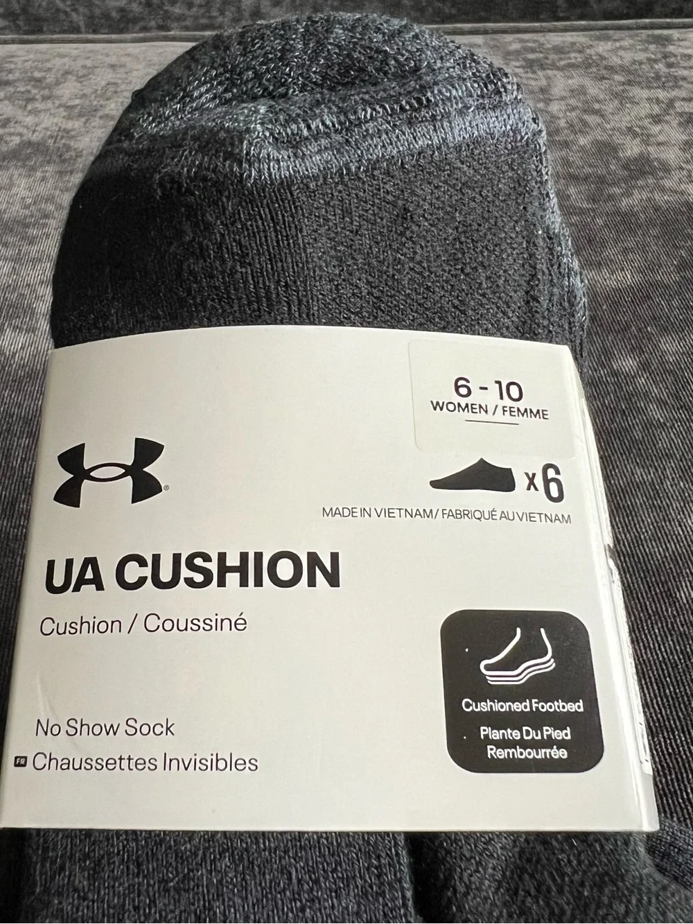 NWT Under Armour Women’s No Show Socks 6 Pack